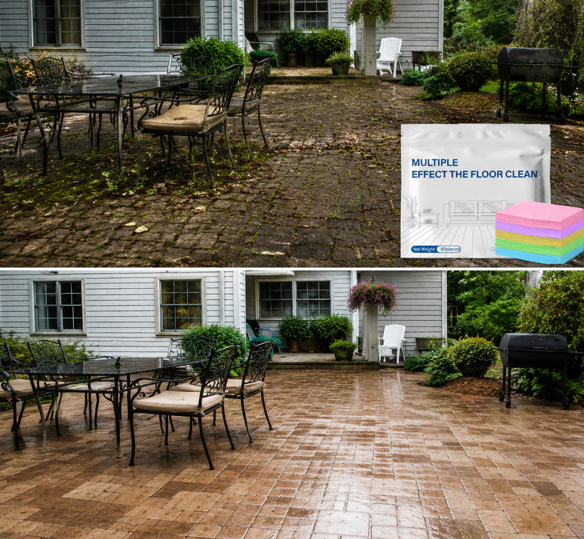 🔥Water-Soluble Floor Cleaning Sheets-Powerful Dissolvable Floor Cleaning Sheets