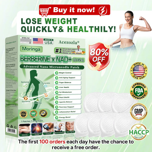 🇺🇸 𝐎𝐟𝐟𝐢𝐜𝐢𝐚𝐥 𝐔𝐒 𝐒𝐭𝐨𝐫𝐞 | 🧑‍⚕️🩺 Acezozla® Moringa · Berberine × NAD+ 𝟏𝟎-𝐢𝐧-𝟏 𝐀𝐝𝐯𝐚𝐧𝐜𝐞𝐝 𝐍𝐚𝐧𝐨 𝐌𝐢𝐜𝐫𝐨𝐧𝐞𝐞𝐝𝐥𝐞 𝐏𝐚𝐭𝐜𝐡 — 𝐎𝐧𝐜𝐞 𝐃𝐚𝐢𝐥𝐲, 𝐕𝐢𝐬𝐢𝐛𝐥𝐞 𝐑𝐞𝐬𝐮𝐥𝐭𝐬 𝐢𝐧 𝟕 𝐃𝐚𝐲𝐬🔥