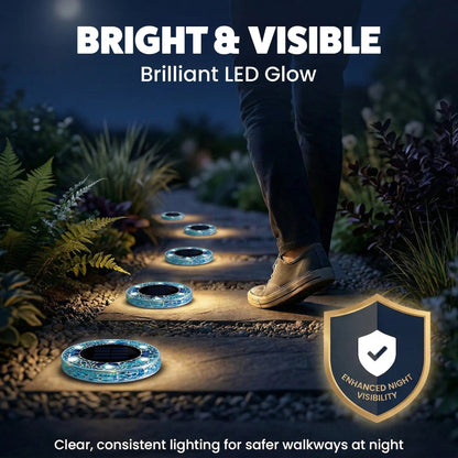 ✨ Hot Sale 60% OFF 丨🌙 Solar Mosaic Disk Garden Lights