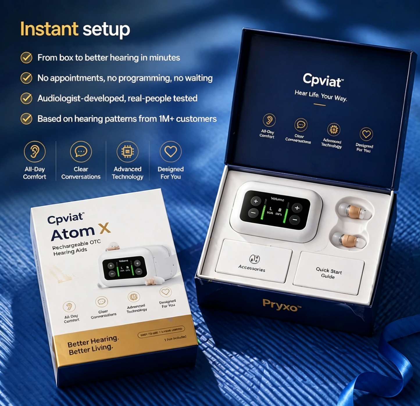 🔥 Today Only! Cpviat™ Atom X Smart Hearing Aids — Hear Clearly, Feel Confident Again 💖
