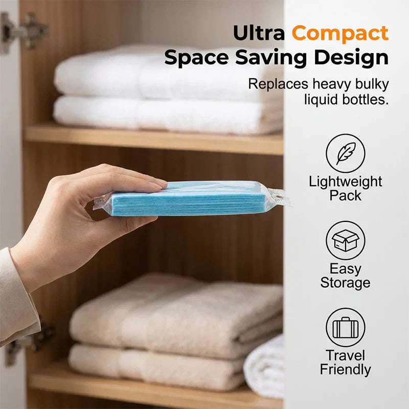 🔥Water-Soluble Floor Cleaning Sheets-Powerful Dissolvable Floor Cleaning Sheets